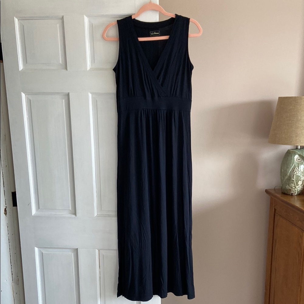 Classic Black L.L. Bean Maxi Dress